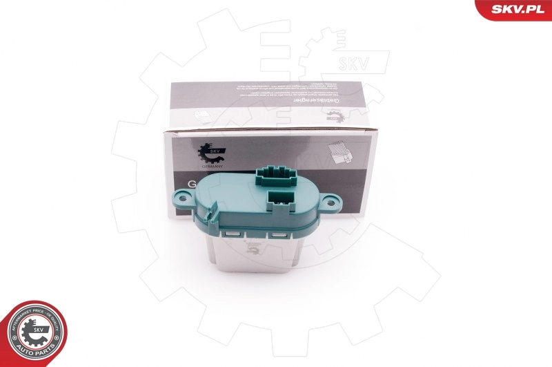 Resistor, interior blower